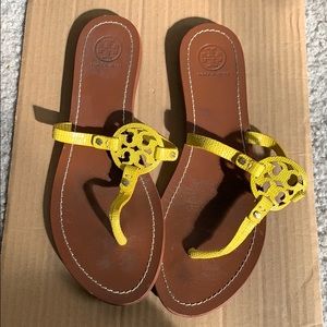 Tory Burch Yellow Miller Thong Flip Flop Sandal 8